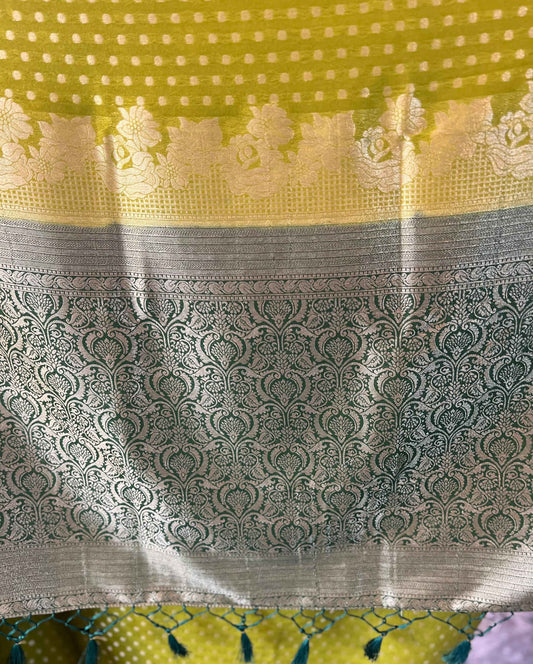 Premium Georgette Fabric with Butta Design for Superior Elegance - Craft Of Aele