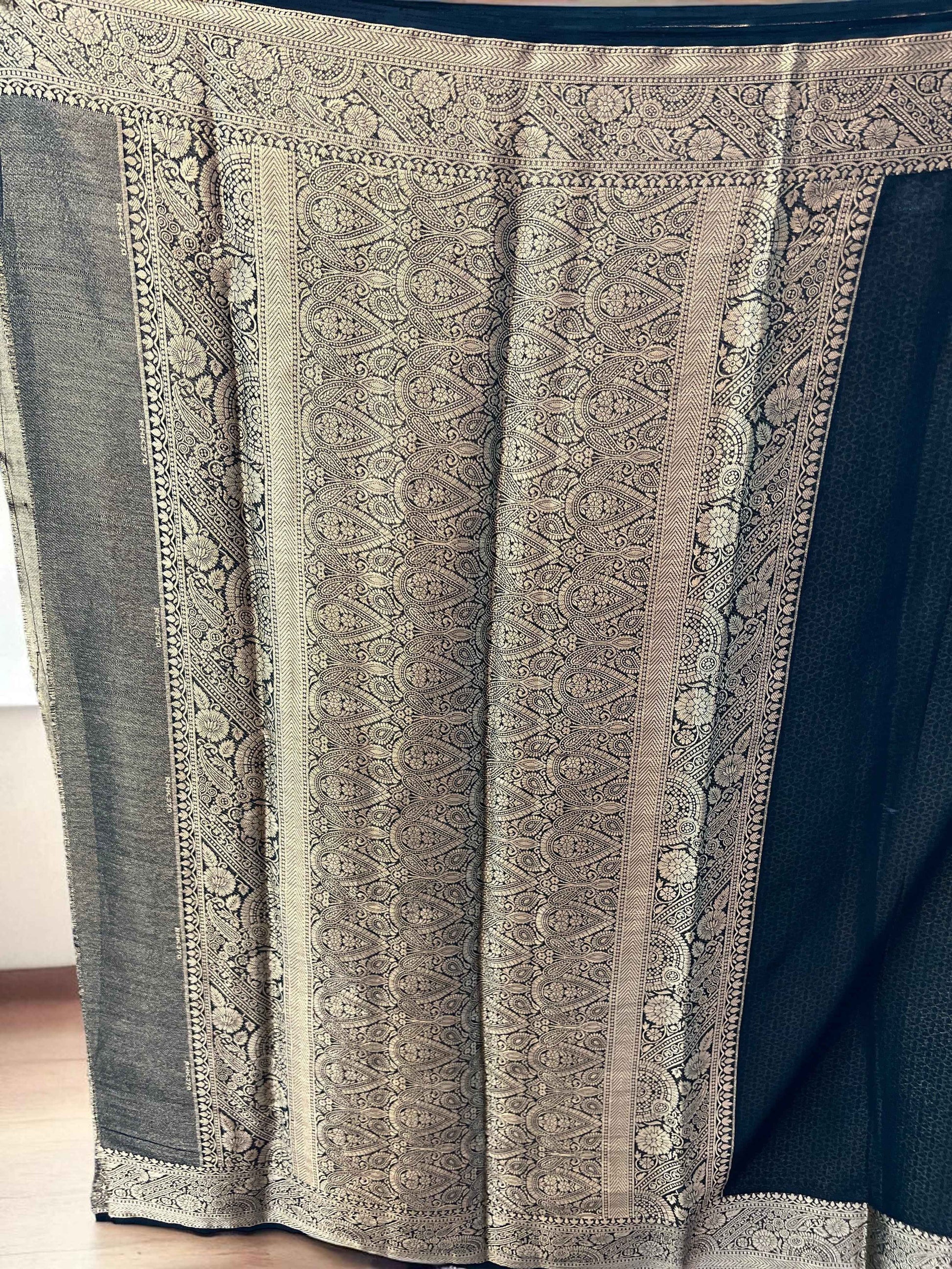 Premium Georgette Fabric in Bottle Green for Timeless Elegance and Fashion - Craft Of Aele