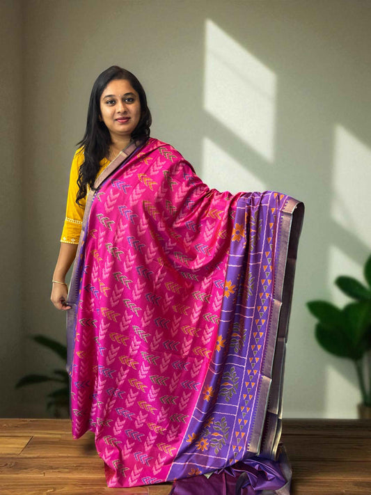 Pochampally Ikkat Saree - Handcrafted Elegance and Rich Tradition - Craft Of Aele