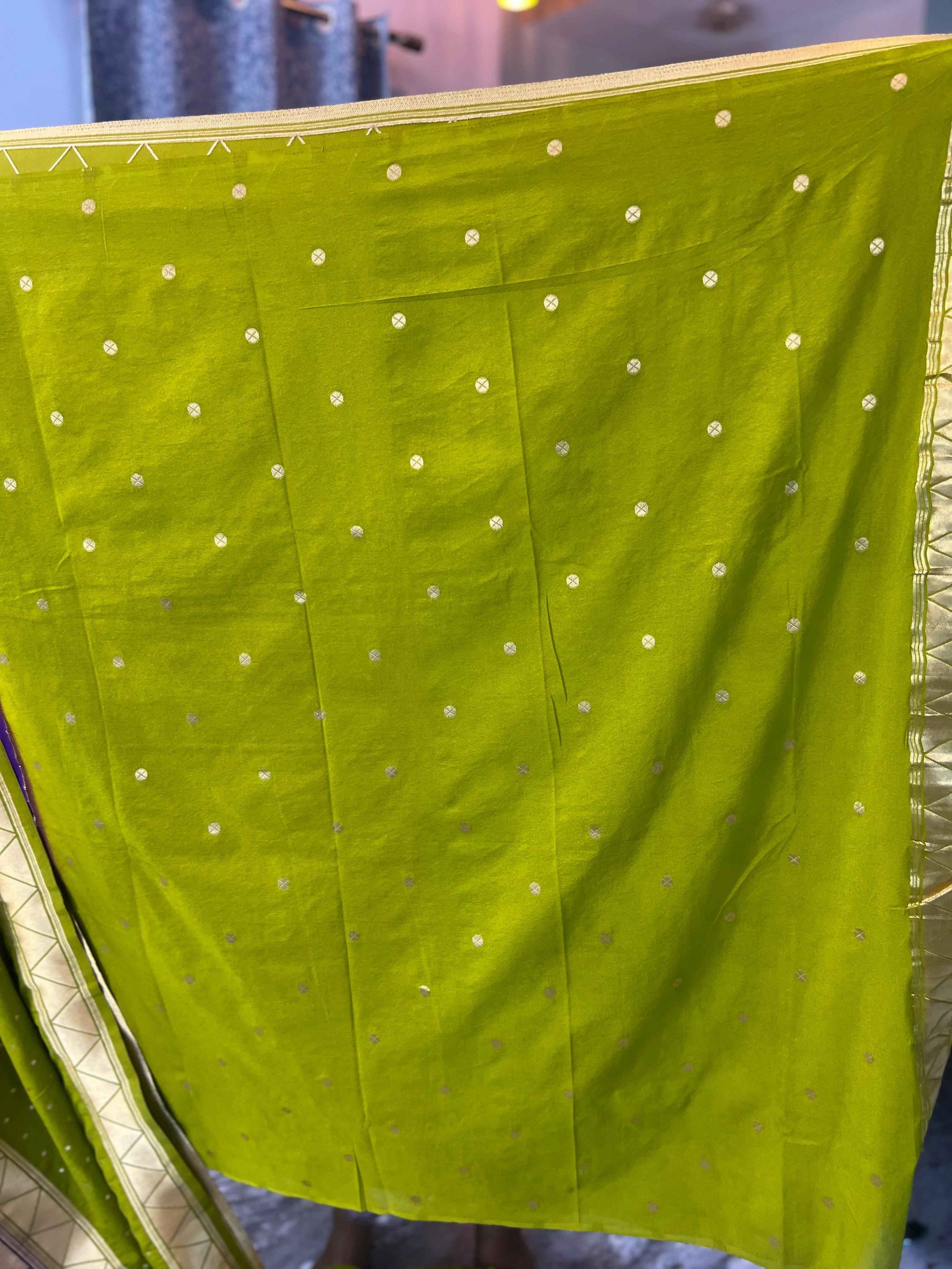 Premium Banarasi Crepe Saree - Elegant Tradition Meets Modern Style - Craft Of Aele