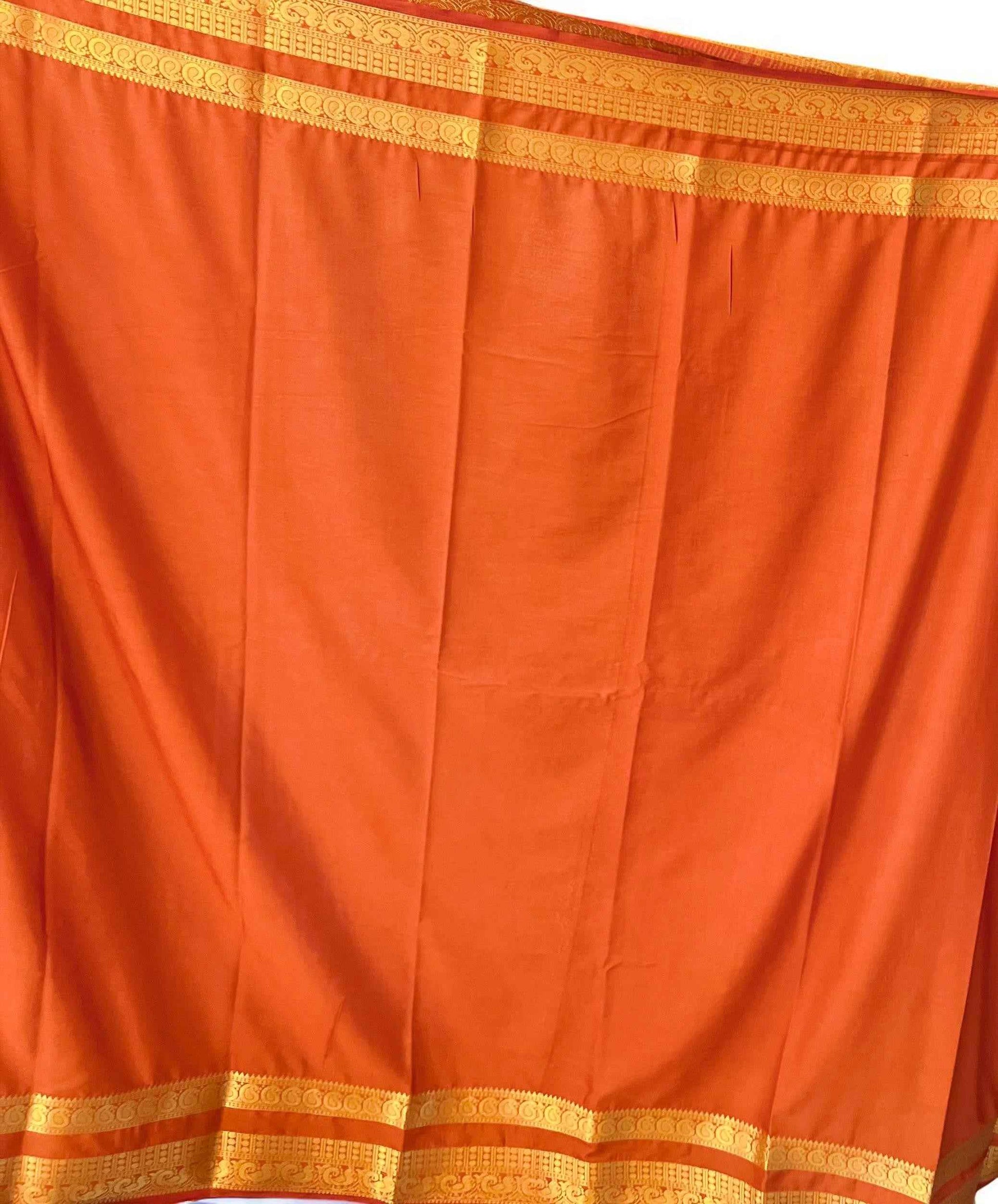 Semi Crepe Mango Border Fabric - Bentex Design - Craft Of Aele