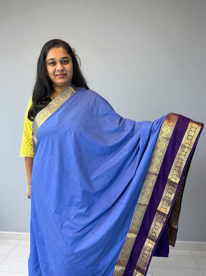 Semi Crepe Floral Fabric with Elegant Border - Bentex Design - Craft Of Aele