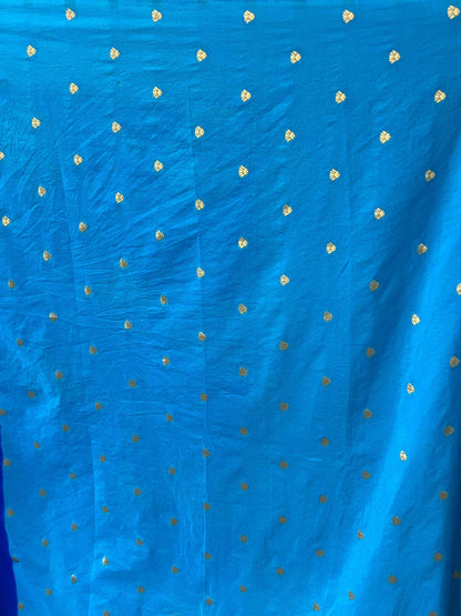 Premium Banarasi Crepe Saree - Wine with Bottle Green