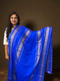 Mysore Semi Crepe Elegant 2D design - Purple with Yellow