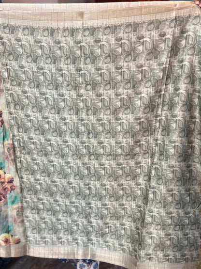 Soft Crepe Digital Print - Pastel Shade Mixed