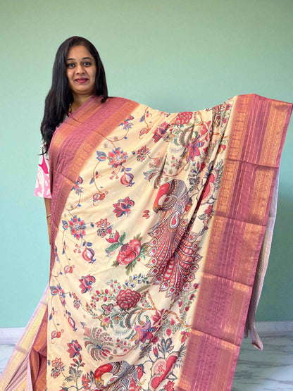 Premium Semi Mysore Crepe - Premium Digital Fabric - Craft Of Aele