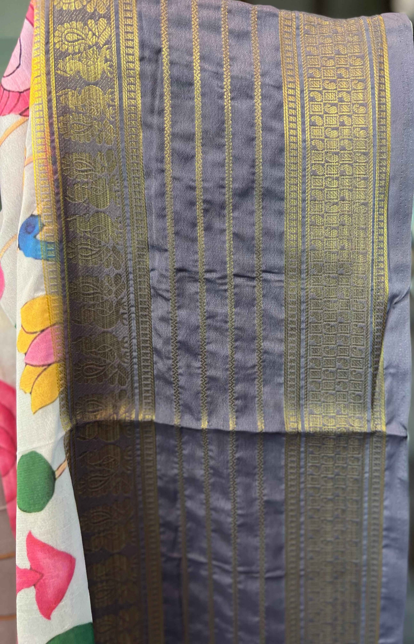 Premium Mysore Crepe Fabric - Premium Digital Semi Mysore Crepe - Craft Of Aele