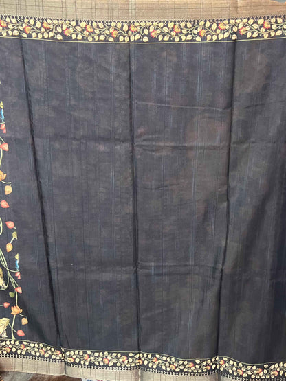 Premium Cotton Silk Pichwai Prints - Black (Copy)